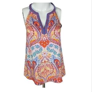 LAUNDRY By Shelli Segal LA Paisley Top